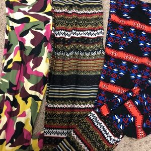 2 Agnes and Dora leggings, 1 Capri lot.